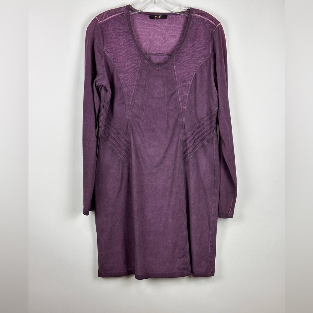 Women's Long Sleeve Abstract Panel Dress